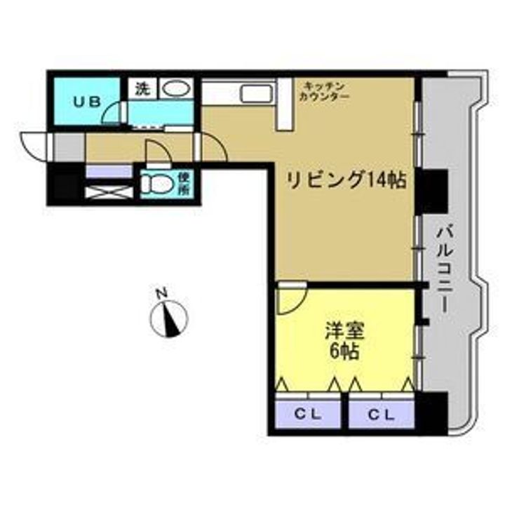 朝日プラザエザース中央IIの間取り