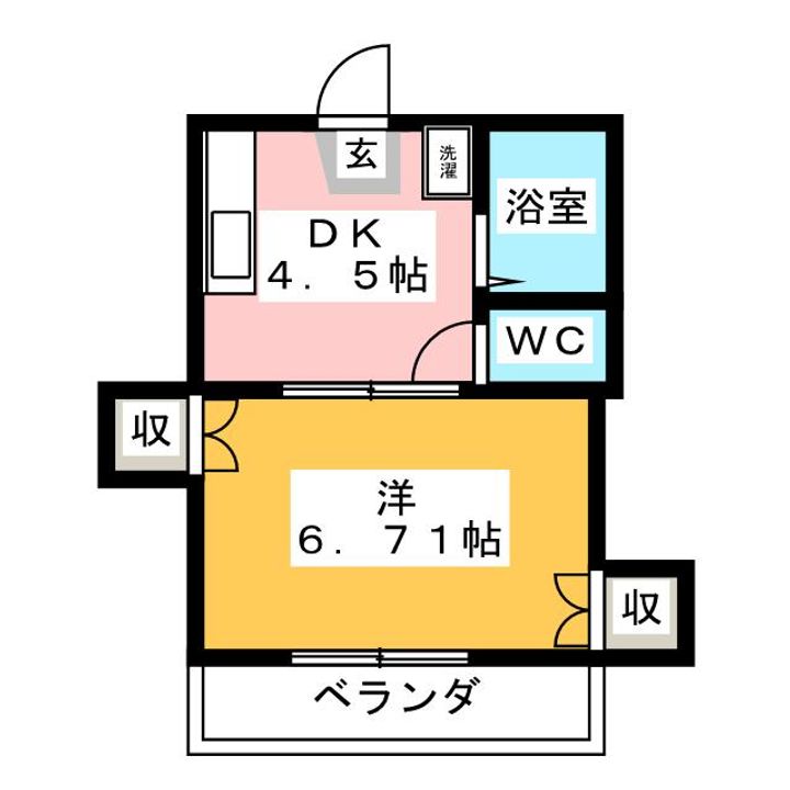 SPACEの間取り