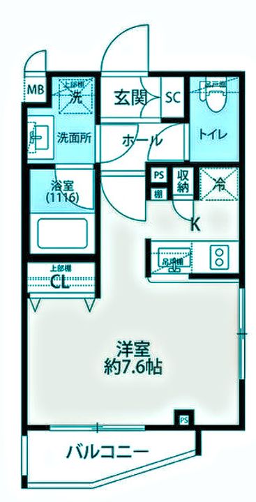 プレールドゥーク学芸大学2の間取り