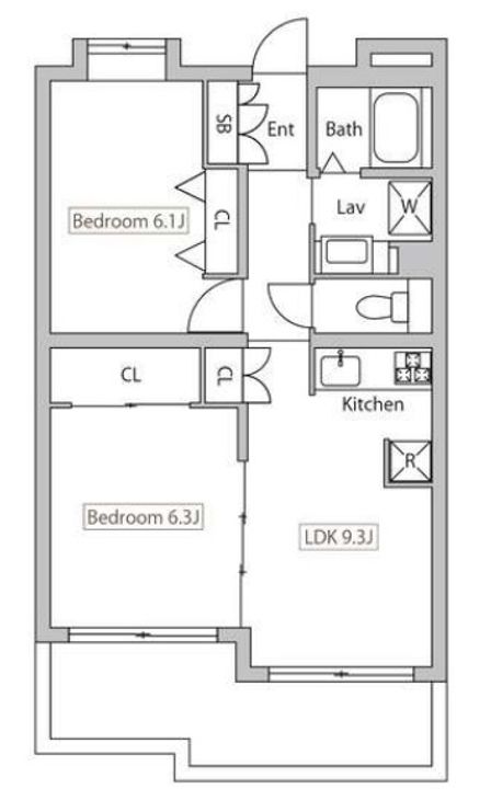 プレンディ-ヒルズ高幡不動の間取り