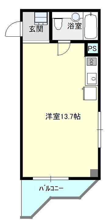ヴィラ湯川の間取り
