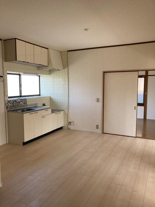 熊本県熊本市北区弓削2(一戸建)の賃貸物件のキッチン