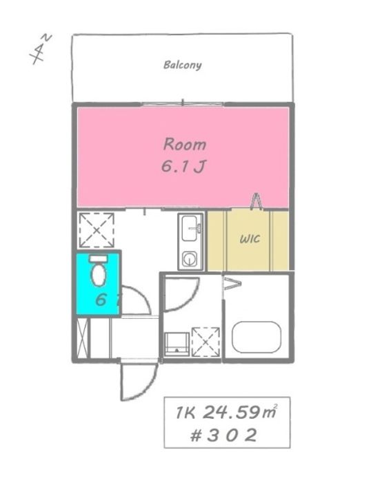 MER五番館の間取り