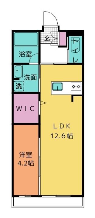 ウィズレジデンス藤枝の間取り
