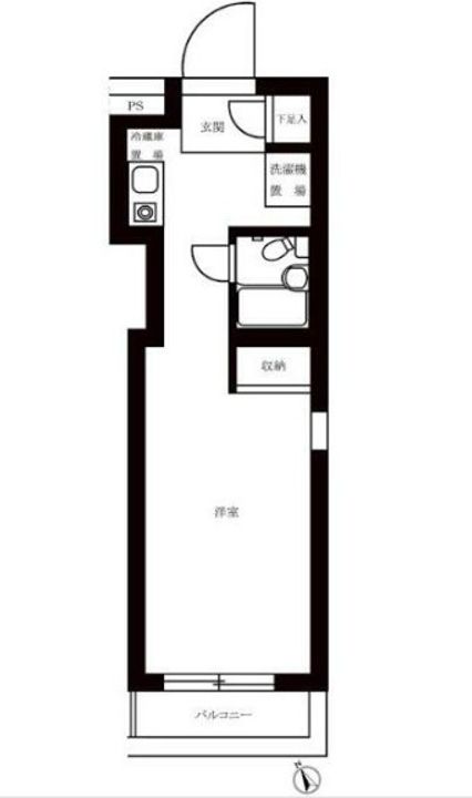東京都世田谷区喜多見9(マンション)の賃貸物件の間取り
