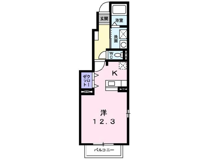 ハーモニーBの間取り