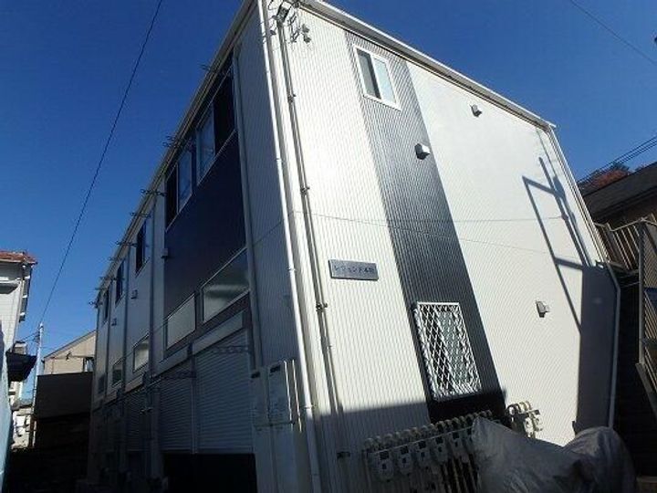 神奈川県横浜市中区本牧町1の賃貸アパートの外観