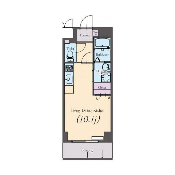 神奈川県伊勢原市伊勢原2(マンション)の賃貸物件の間取り