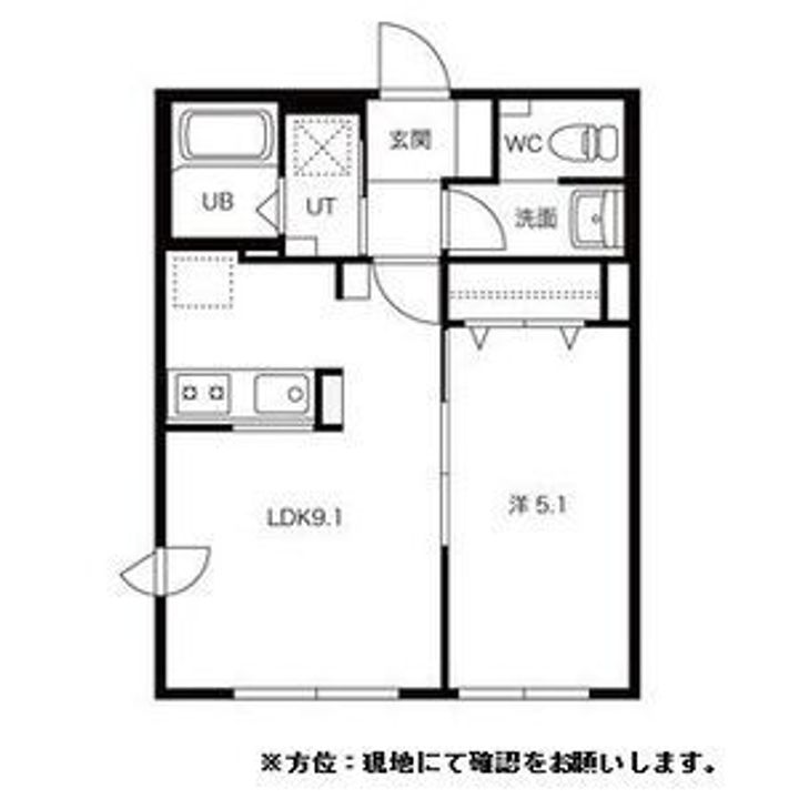 フェリーチェ琴似の間取り