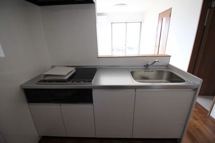 富山県高岡市福岡町福岡新(一戸建)の賃貸物件のキッチン