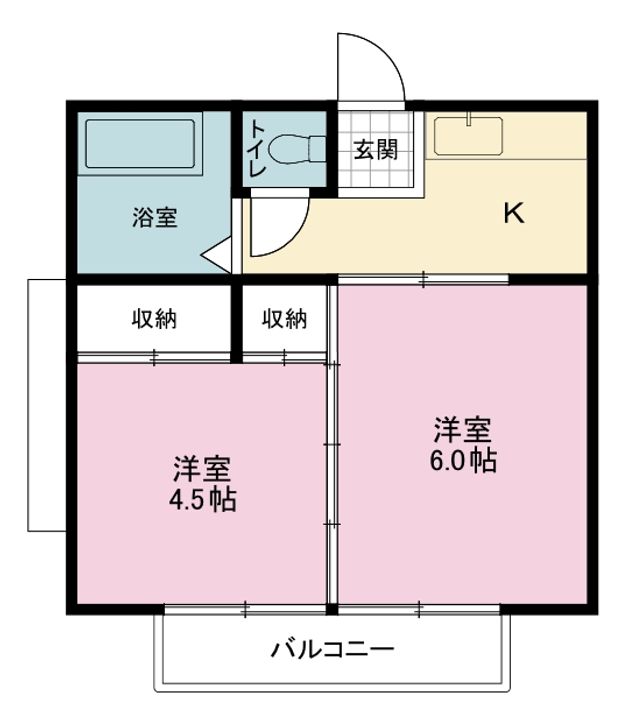 細谷荘の間取り