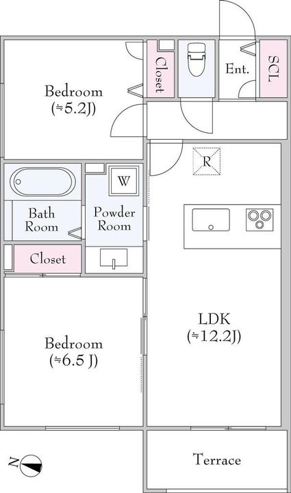 ヴェント荻窪の間取り