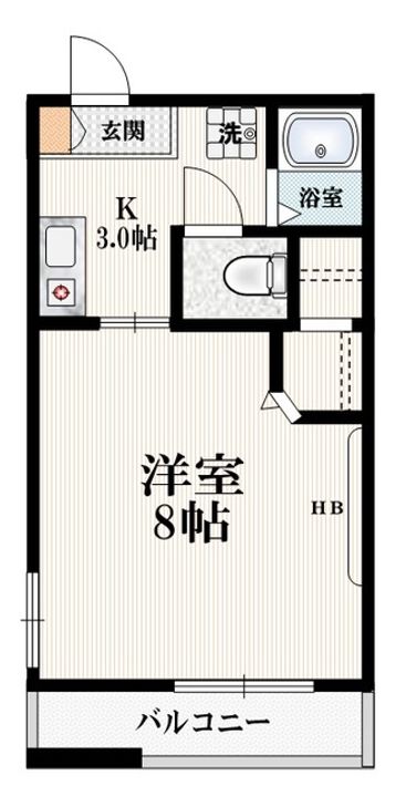アネックスウサミの間取り