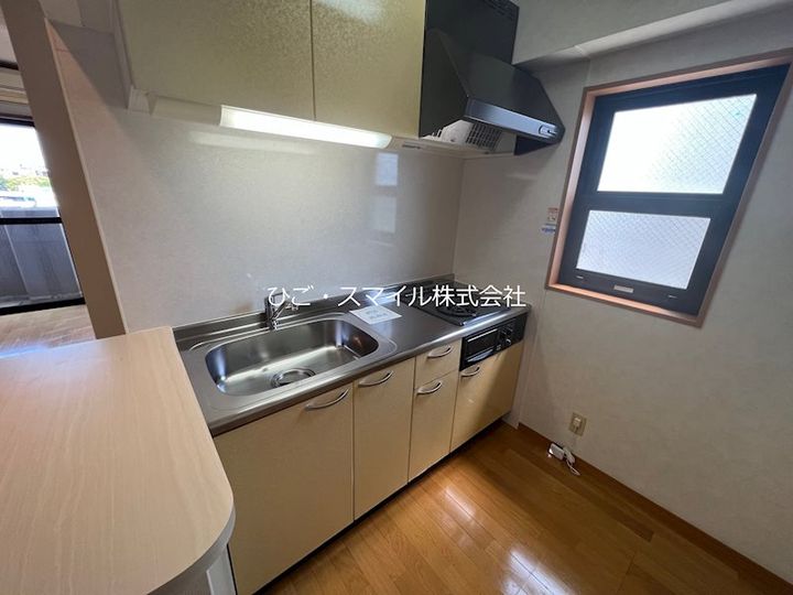 熊本県熊本市中央区新屋敷1(マンション)の賃貸物件のキッチン