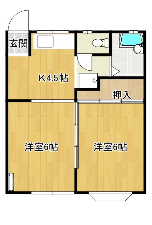 レディーヒル南光台の間取り