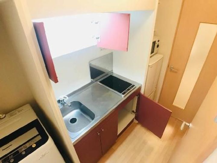 レオパレスブルーリヴィエールのキッチン