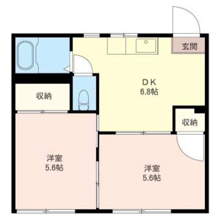 ジュネス東林間の間取り