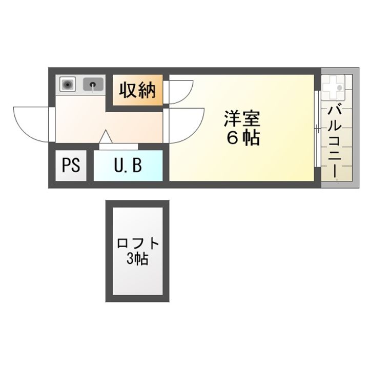 キャッスル若草の間取り