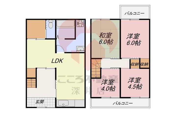 大阪府和泉市肥子町2(一戸建)の賃貸物件の間取り