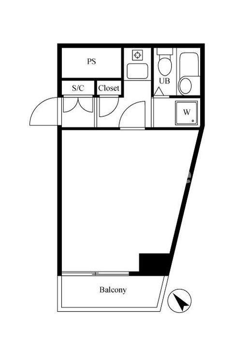 東京都世田谷区弦巻3(マンション)の賃貸物件の間取り