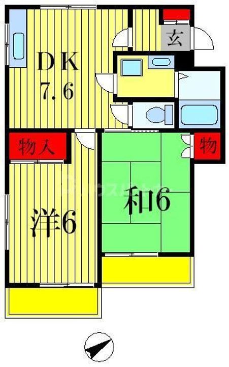 ストークプラザSの間取り