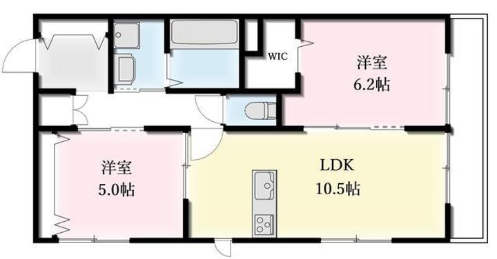 東京都豊島区高松1(マンション)の賃貸物件の間取り