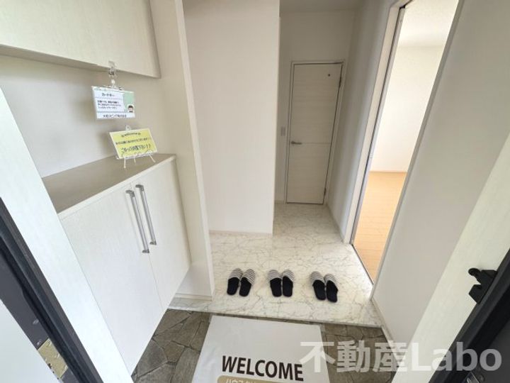 徳島県板野郡藍住町奥野字長江口(アパート)の賃貸物件の玄関