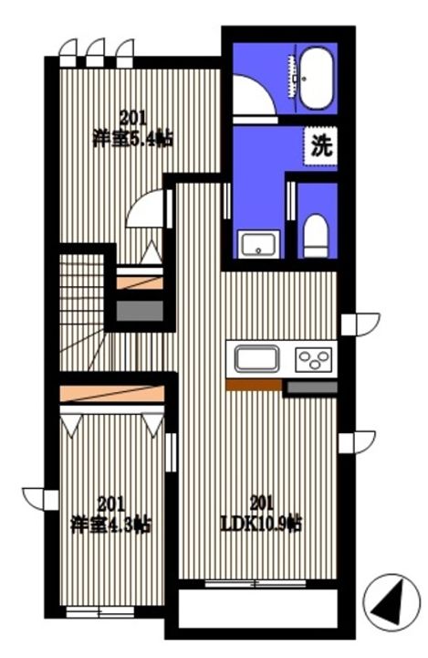 プティロジュマンKの間取り