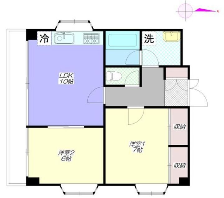 東京都江東区白河3(マンション)の賃貸物件の間取り
