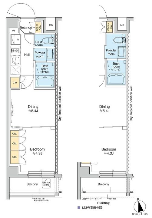 RESIDENCE KOENJIの間取り