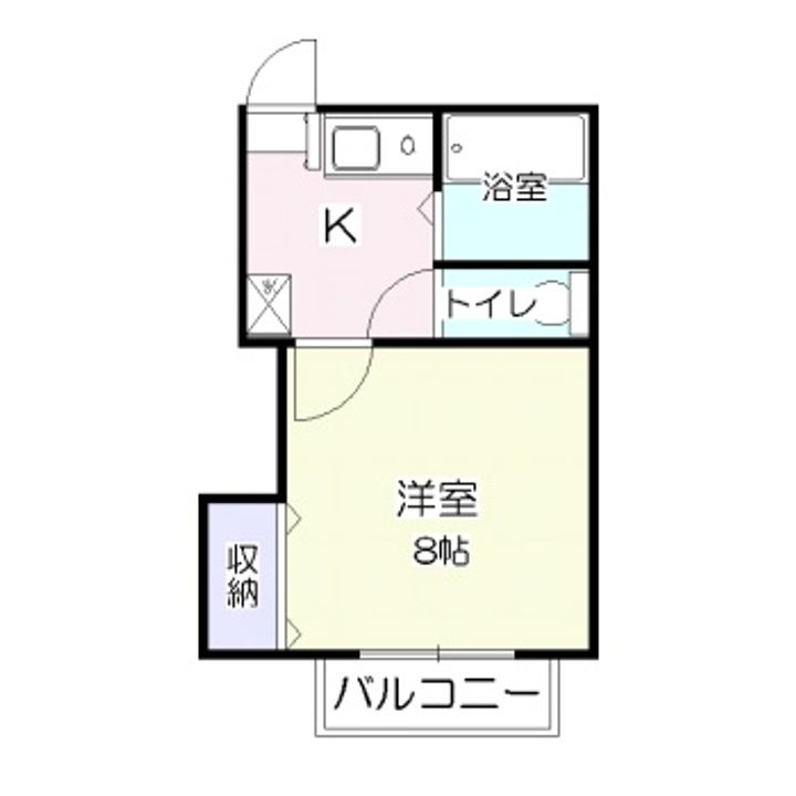 宮城県仙台市太白区三神峯2(アパート)の賃貸物件の間取り