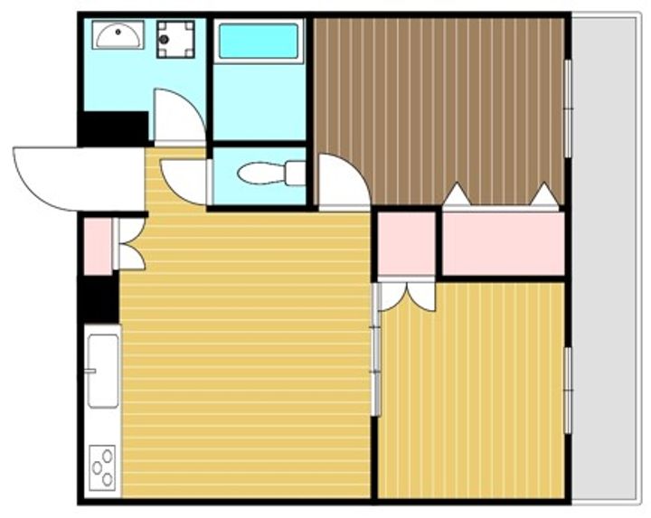 サカエマンションの間取り