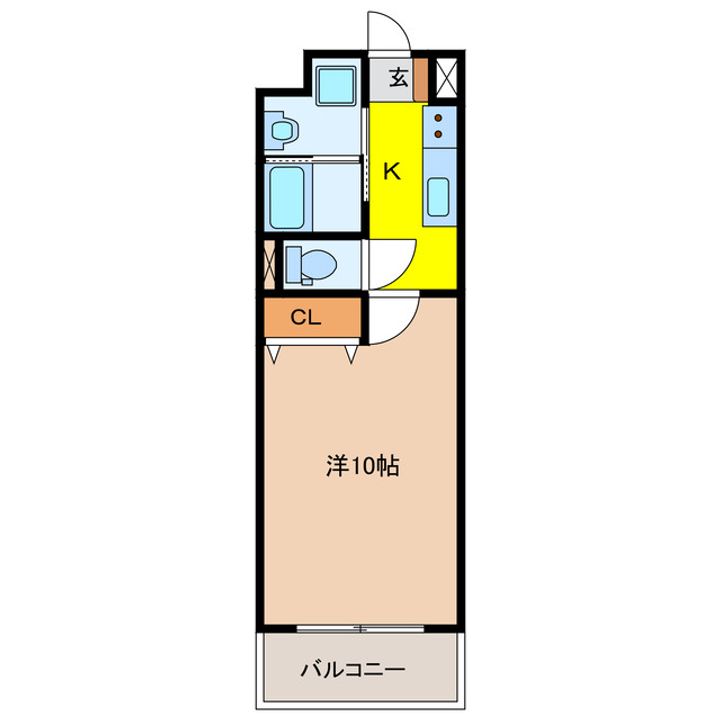 メゾンモンマルトル西古河の間取り