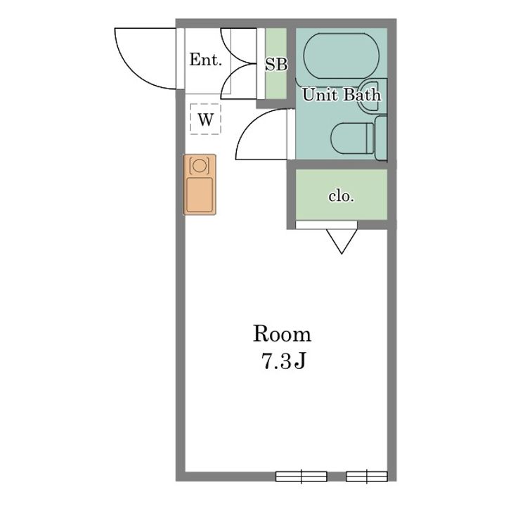 アトリエの間取り