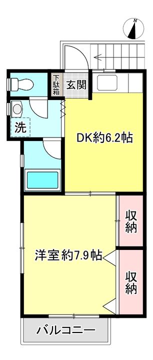 グリーンハイツの間取り