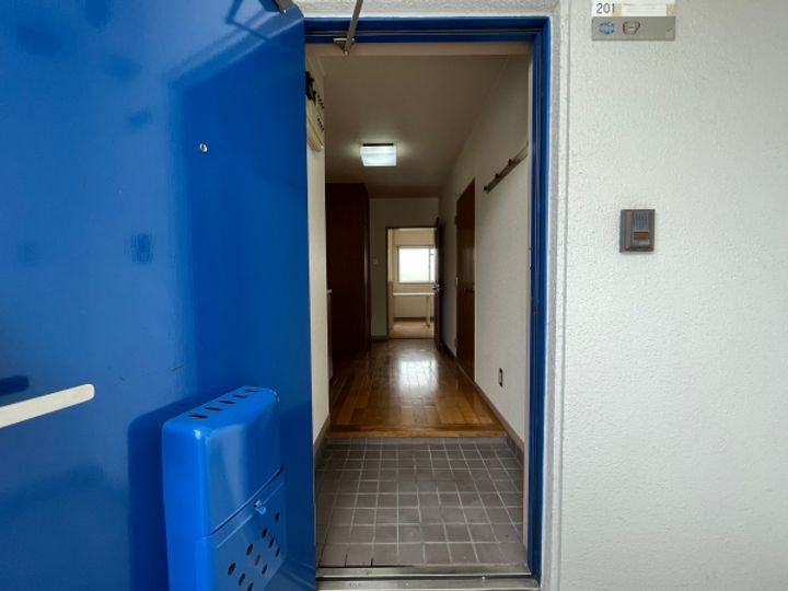 茨城県水戸市堀町(アパート)の賃貸物件の玄関