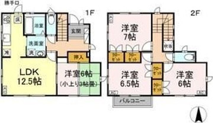愛知県名古屋市千種区丸山町3(一戸建)の賃貸物件の間取り