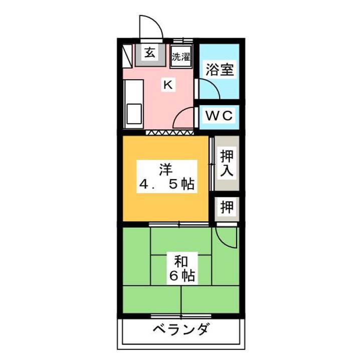 伏見ハイツの間取り