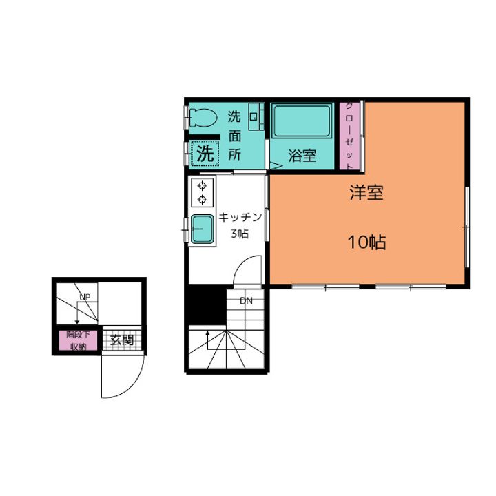 本町ハウス 1の間取り