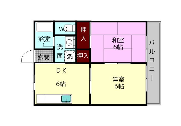 エスポワール俵口の間取り