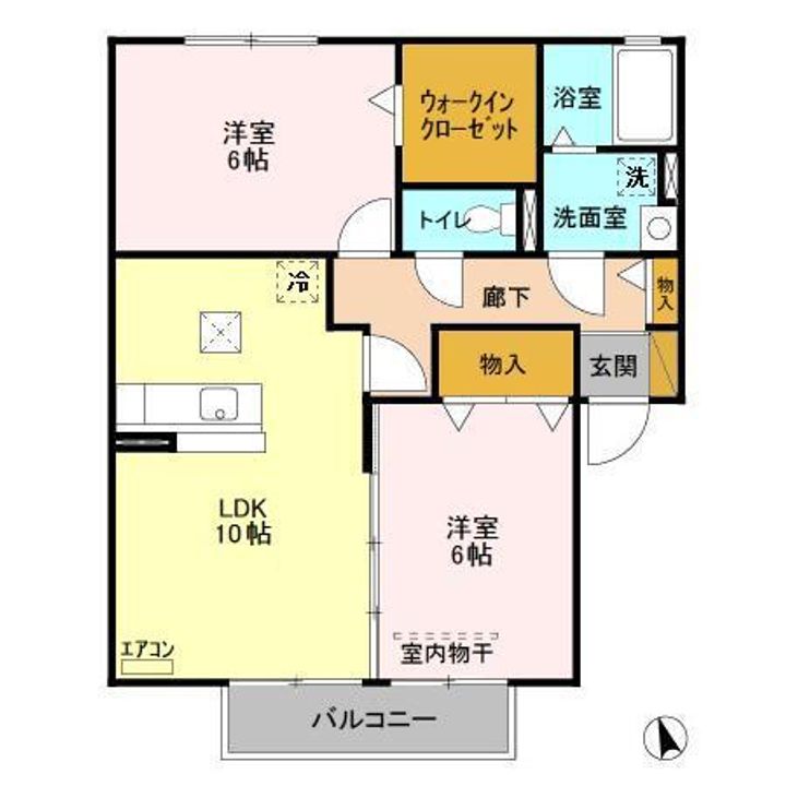 ウィルスクエアの間取り
