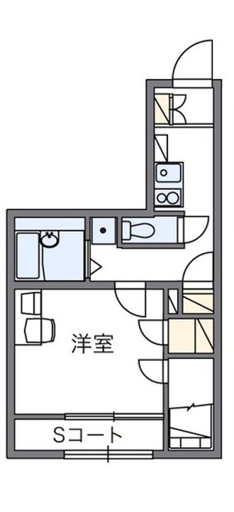 レオパレスMelodeyの間取り