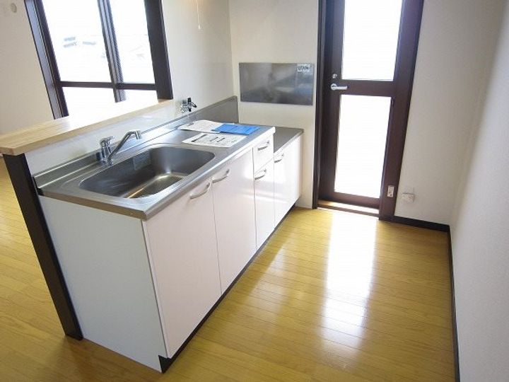 鹿児島県鹿児島市平川町(マンション)の賃貸物件のキッチン