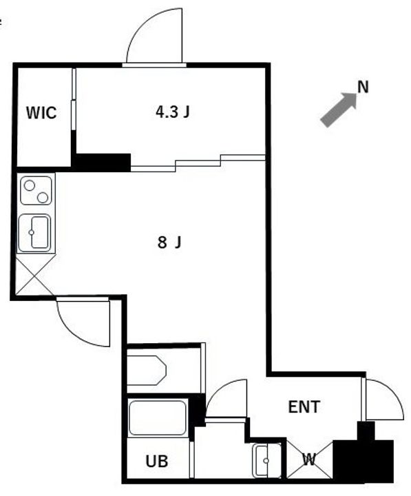 MUVA天王洲アイルの間取り