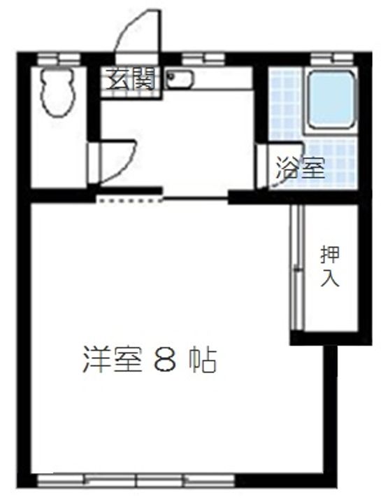 石田コーポの間取り