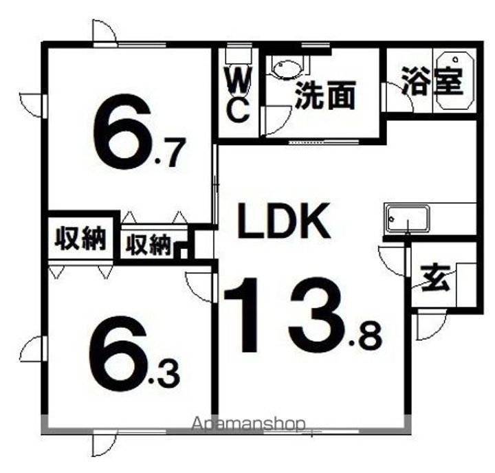 メゾンK.RIIIの間取り