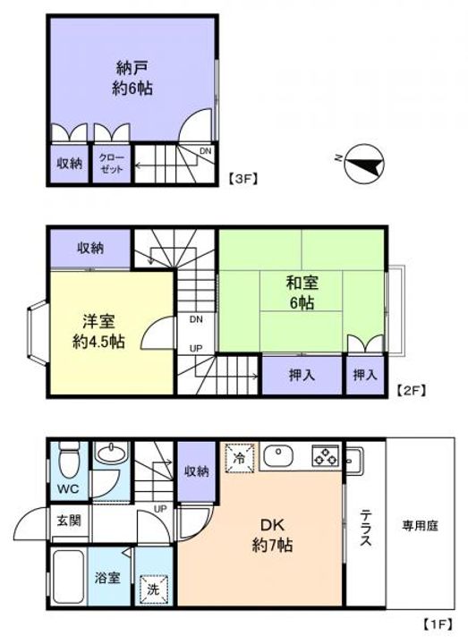 千葉県佐倉市西志津1(一戸建)の賃貸物件の間取り