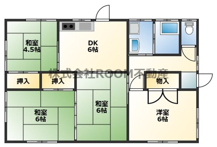宮崎県都城市都北町(一戸建)の賃貸物件の間取り