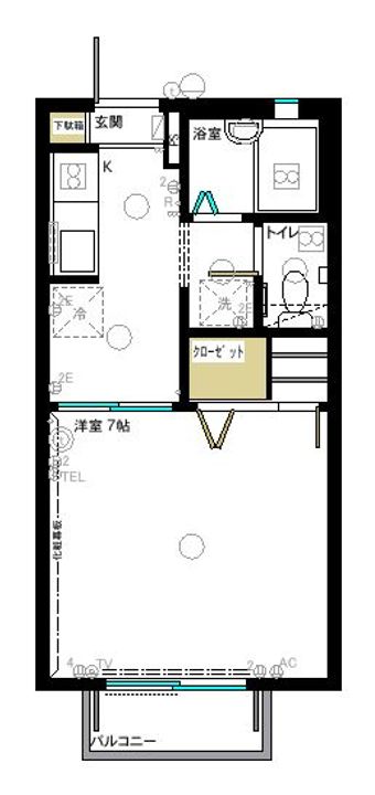 サンヴィレッジ3の間取り