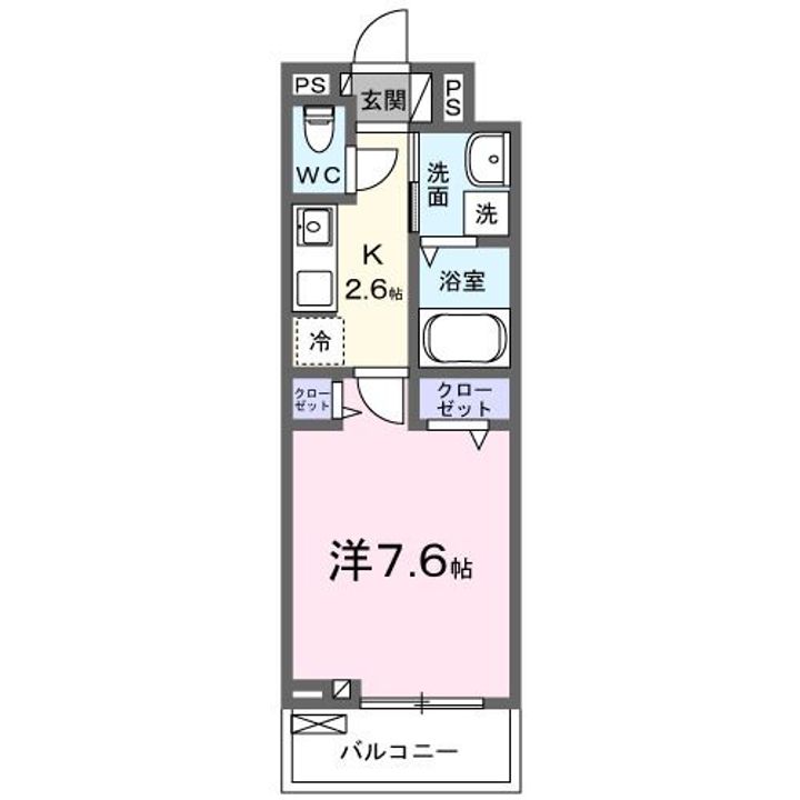 滋賀県大津市一里山2(アパート)の賃貸物件の間取り